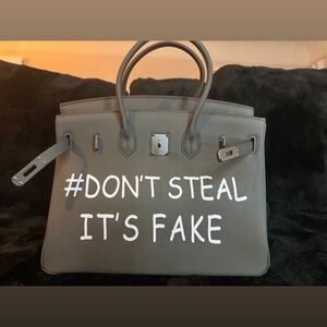 Birkin Style Bag (Not a real Birkin)